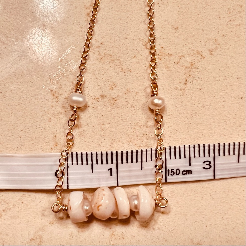 SOLD KIELE Made in Hawaii *FINAL DROP* DAINTY PUKA PEARL BRACELET Sterling - Picture 5 of 5